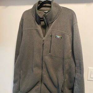 L.L. Bean Gray Full-Zip Jacket